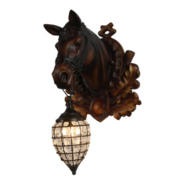 TREPOWER Art Deco Horse Head Resin Animal Decor
