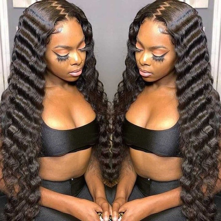 Glueless Loose Deep Wave Wigs Virgin Human Hair_yyt (2)