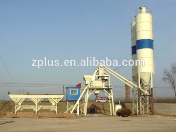 HZS35 concrete batching plant for Cement Block Factory production