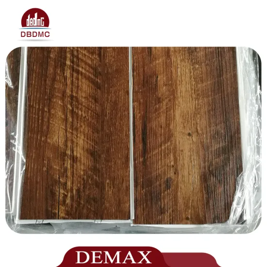 PVC Wood Look Flooring Plank Interlocking Vinyl Floor Tiles