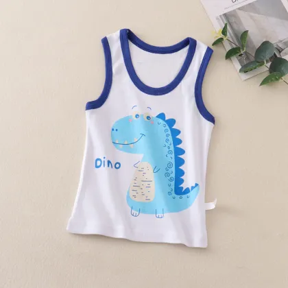 OEM RTS Boys Cotton Tank Tops for Newborn Babies and Kids - Comfortable and Breathable Underwear