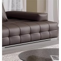Leather comfortable living room sofa