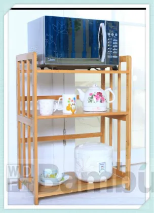 2014 Bamboo Microwave Oven Rack/Multifunctional Storage Rack-HOT SALE !!!