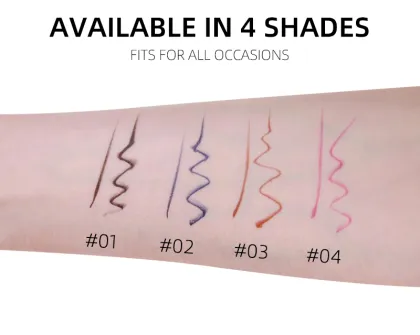 Pink Liquid Eyeliner Pen Eyeliner Makeup Brown Blue Black Colors Waterproof Customization Pink Liquid Eyeliner Pencil