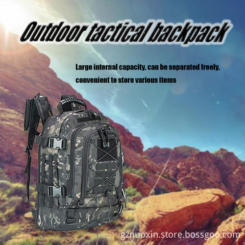 35L Outdoor Tactical Camo Backpack - Durable MOLLE System Hiking & Commuting Bag