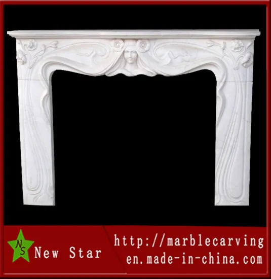 Indoor Decoration Stone Carving Fireplace (NS-1227)