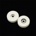 Ceramic guide wheel for chemical fiber textile machines