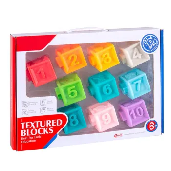 Soft PVC Rubber Building Blocks: Fun Toy Set for Early Childhood Education and Development