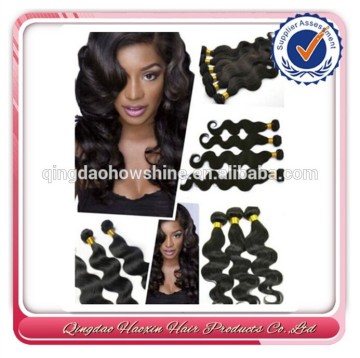 wholesale stock body wave 100 percent indian remy human hair
