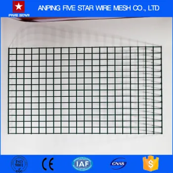 Green PVC Coated Welded Wire Mesh Panels With High Quality
