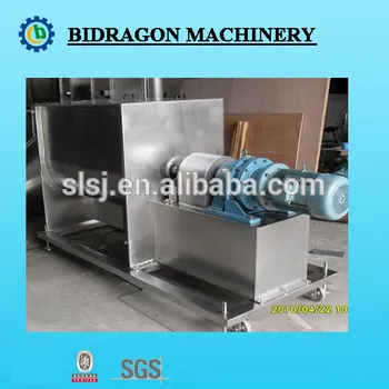 Tea Leaf Ribbon Mixer Blender With Liquid Spray Unit