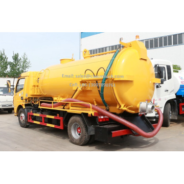 Brand New Dongfeng 8m³ Vaccum Sewage Suction Truck