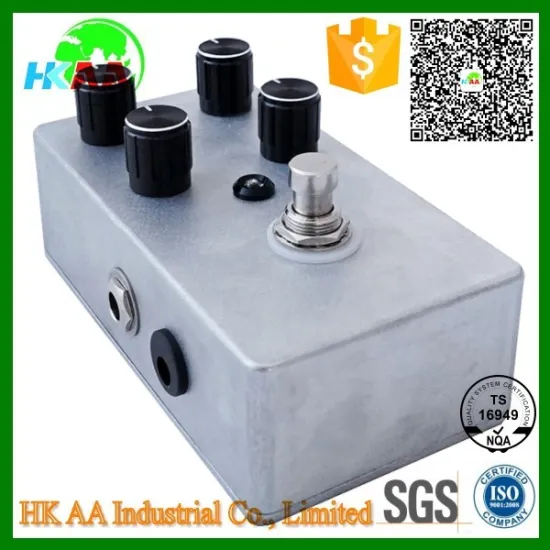 Precision aluminum effect pedal, oem guitar distortion effect pedal