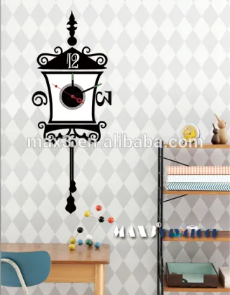 Original brand Removable DIY creative retro clock Artistic Wall Hanging Clocks Mechanism Wall Clock Sticker