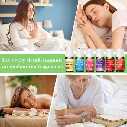 YURHERSU Massage Body Essential Oil - 10ml Lavender & Rosemary Oil