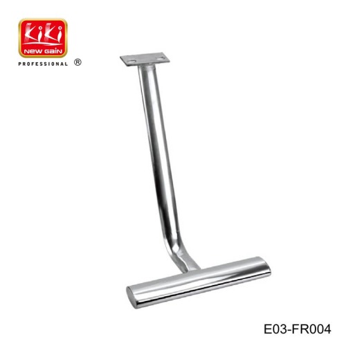 Stainless steel footrest for hair salon barber chair. Hairdressing Chair Footrest E03-FR004