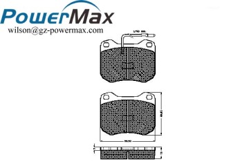 Automotive Spare Parts / Brake Pad / PEUGEOT/ OE:4245 11