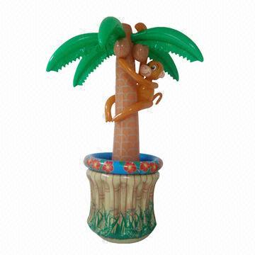Inflatable palm with cooler