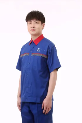 Industrial Crew Working Safety Anti Static Uniforms