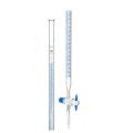 Burette de vidrio transparente con PTFE Stopcock Clase B