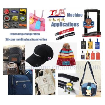 Rubber Logo Accessories Making Machine For Garment