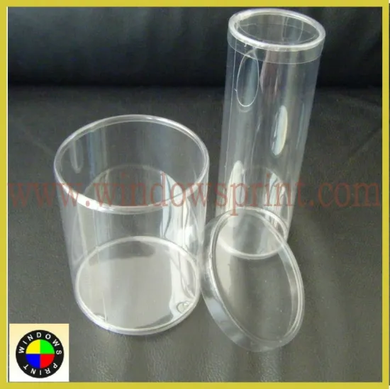 Clear Round Macaron box