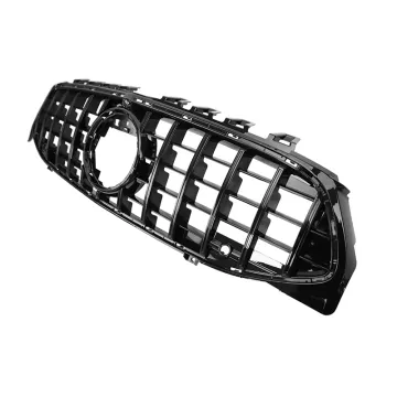 ABS Plastic Black Hood Mesh Fit for Mercedes Benz CLA Class W118 2019-2021 Front Grille