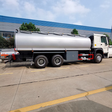 Howo 20cbm oil tanker truck by Sinotruk