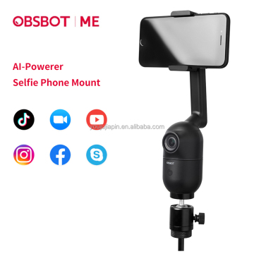 OBSBOT Me: AI-Powered Phone Mount Stand for Vlogging, Live Streaming, and Selfies on iPhone and Android Smartphones - Compatible with YouTube, TikTok