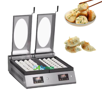 Mini Automatic Dumpling Gyoza Frying Machine - Pan-Fried Dumpling Maker for Samosas and Empanadas