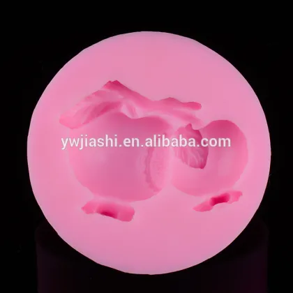 Two pomegranates chocolate mold silicone fondant cake mold