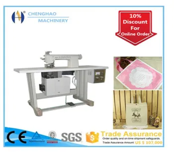 Sold in Europe - Ultrasonic Semi Automatic Non-Woven Non-Woven Bag Machine, Sewing Machine, Ce Certification