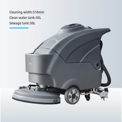 Yujing 2024 New Portable Hand Push Floor Cleaning Scrubber Machine