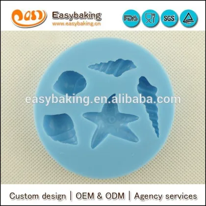 Customized marine life 3d fondant silicone mold