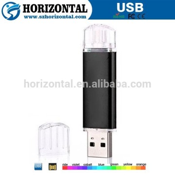2015 Free Logo otg metal USB Flash Memory 32GB/usb flash drives bulk cheap 2.0 for smartphone