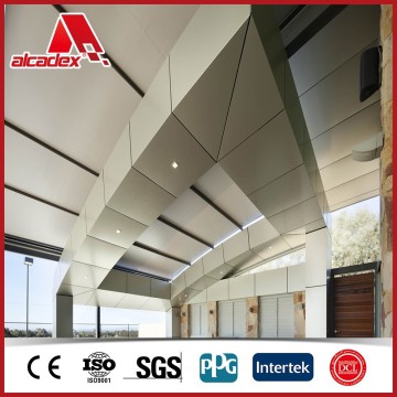 Light aluminium ceiling panel