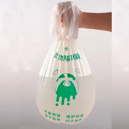 Full Biodegradable Plastic Bags Supermarket Shopping Bagstakeaway Packaging Bags