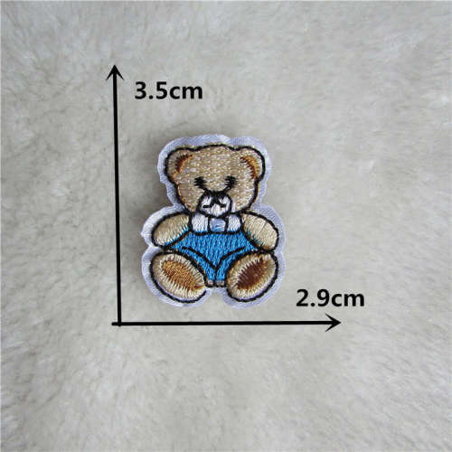 Cartoon cute little bear chenille embroidery patches
