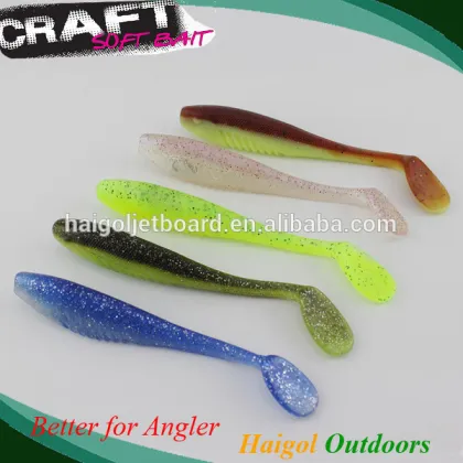 Manufacturer of eco-friendly material bass fishing bait soft fishing lure