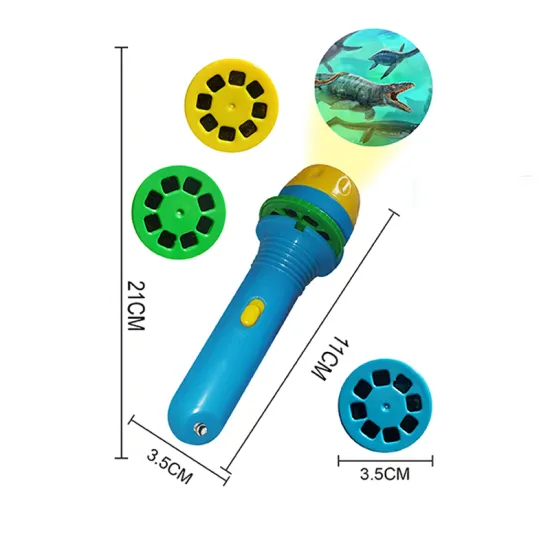 Electric Dinosaur Learning Toy: An Innovative Educational Flashlight and Torch Projector for Kids