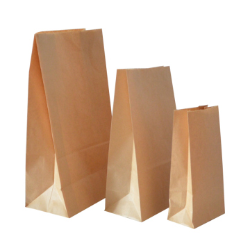 Trong kho Bán buôn Túi giấy Kraft Square Bán buôn đa kích thước