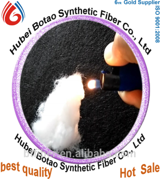 BS5852 retardant recycled polyester staple fiber padding europe