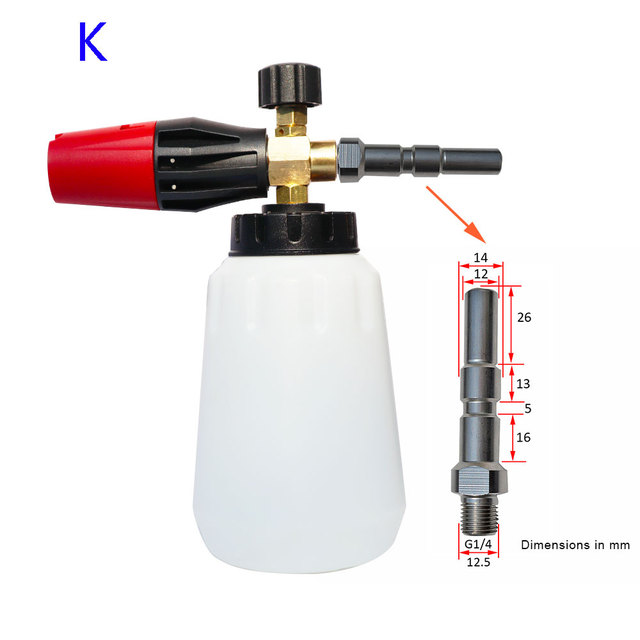 ارتفاع ضغط الثلج الرغوة غسالة 1/4 Nilfisk Gun Connector Foam