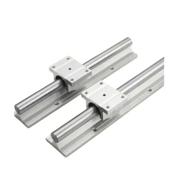 CNC Laser Cutting Machine: Single Axis Linear Shaft Guide with Linear Bearing Rail and Ball Screw