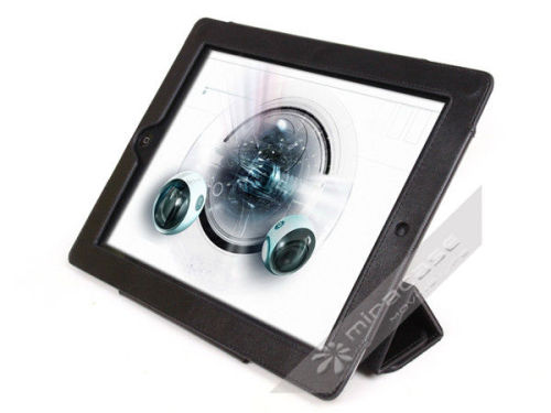 Colorful Pu Smart Case For Ipad2 &amp; The New Ipad, Agnetic Flap Closure