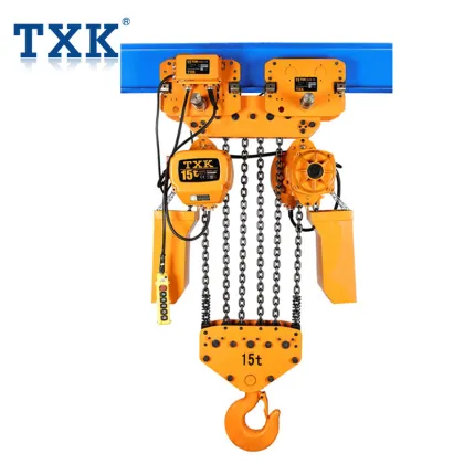 Electric Chain Hoist with Trolley - 15 Ton Hoisting Machinery