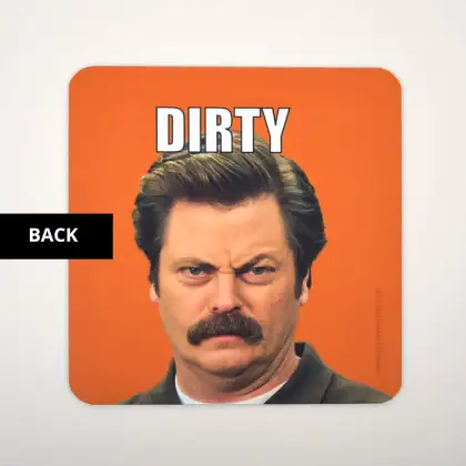 Ron Swanson Dishwasher Magnet Clean Dirty