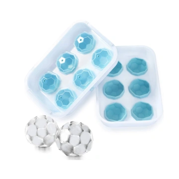 Large Ice Cube Tray - Bpa-free And Flexible Silicone Mold Makes