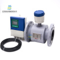 Electromagnetic flow meter with telemetry system