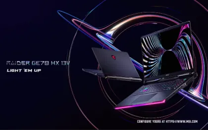 MSI Raider GE78HX: i9-13980HX & RTX4070/4080/4090 17.3" 2.5K 240Hz Gaming Laptop